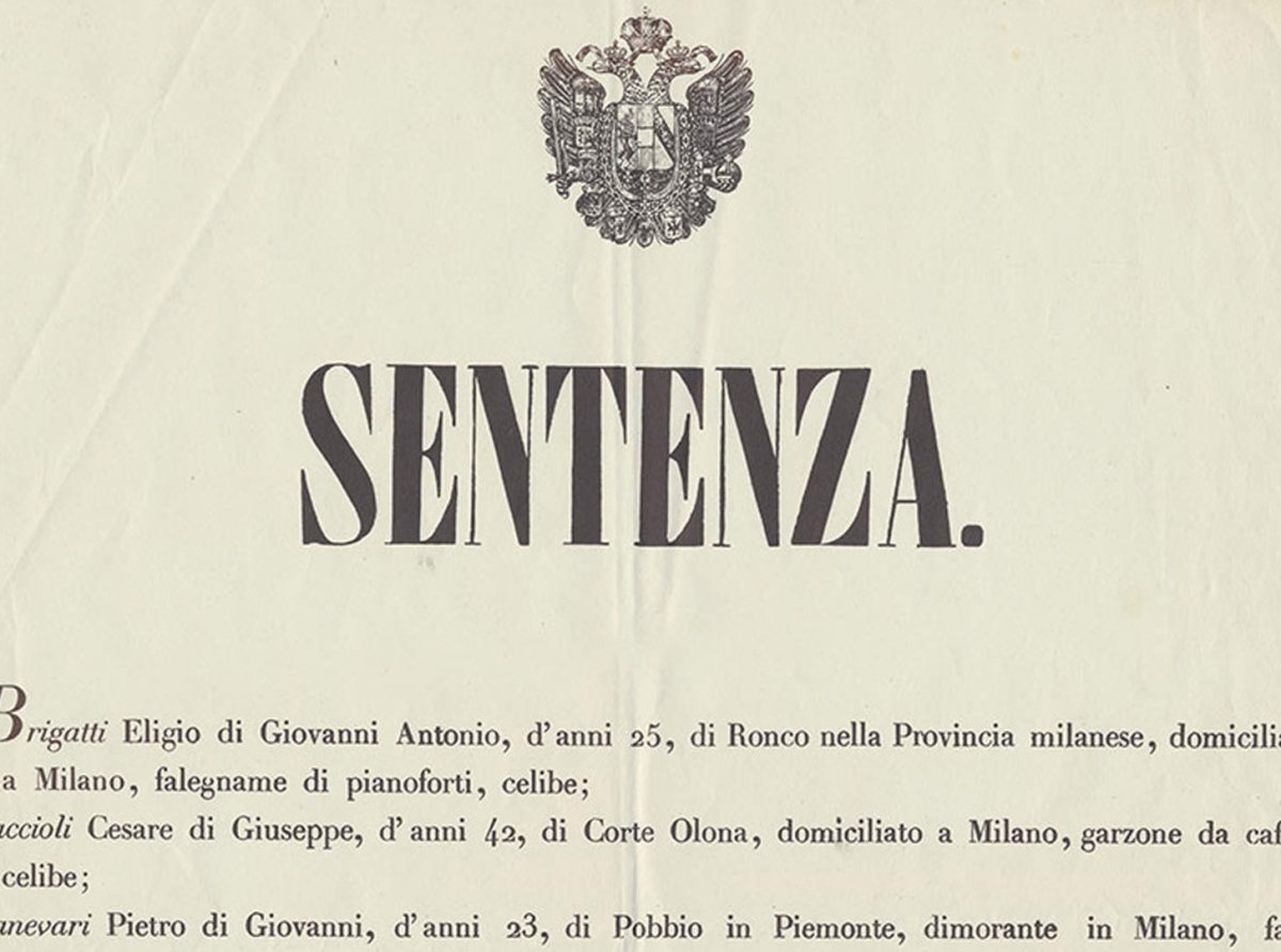 Sentenza. 1853