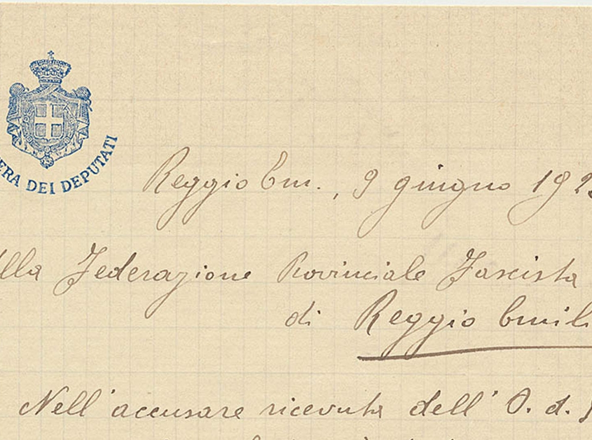 Partito Nazionale Fascista. Deplorazione. 1923