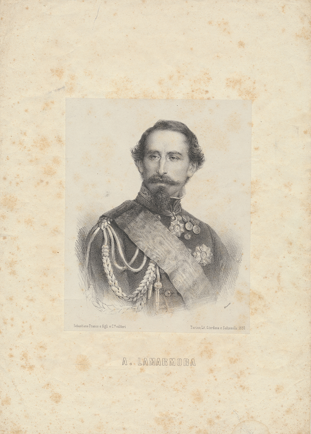 Alessandro Ferrero della Marmora, Ministro della Marina. Ritratto nel 1859 Image